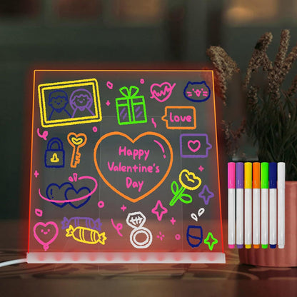 🎁 Offre spéciale Nouvel An : 🔥 50 % DE RÉDUCTION !! ⏳🎨 Tableau à dessin lumineux LED pour enfants