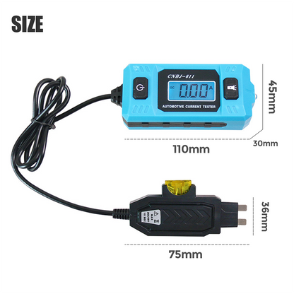 🎉 -51% ! ⚡ Testeur de Courant Automobile Portable – 0,01A–19,99A – 20A/48V – Écran Rétroéclairé – LED Intégrée – Plug-and-Play – Plus de 17 000 Vendus 🚗