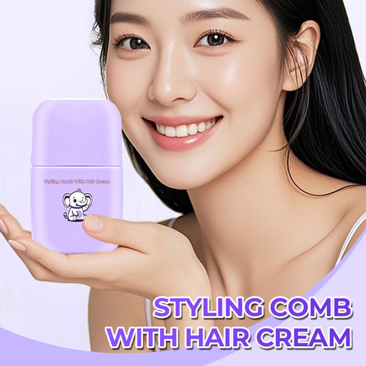 ⏰⏰Offre de lancement Économisez 50 %🔥Peigne coiffant avec crème capillaire🦋Votre routine, en ordre✨