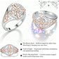 📢📢60 % de réduction !!! ⏰Bague Zirconium au Nœud Celtique - L'Alliance Élégante des Deux Tons