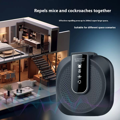 🎆 Soldes du Nouvel An 2026 ✨ Répulsif ultrasonique anti-bateaux et rongeurs 🚫🐁——🚀 Technologie intelligente à 360°