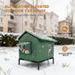 🐱 PROMO LIMITÉE 53% DE RÉDUCTION ! ✨ Maison pour Chat d‘Extérieur surélevée – Imperméable, Isolante, Stable et Pliable 🌧️