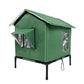 🐱 PROMO LIMITÉE 53% DE RÉDUCTION ! ✨ Maison pour Chat d‘Extérieur surélevée – Imperméable, Isolante, Stable et Pliable 🌧️