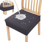📢📢 3+3 GRATUITS⏰Housse de chaise hydrofuge à motif jacquard en losanges – Pour chaises de salle à manger, d'hôtel et de maison 🪑✨