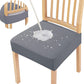 📢📢 3+3 GRATUITS⏰Housse de chaise hydrofuge à motif jacquard en losanges – Pour chaises de salle à manger, d'hôtel et de maison 🪑✨