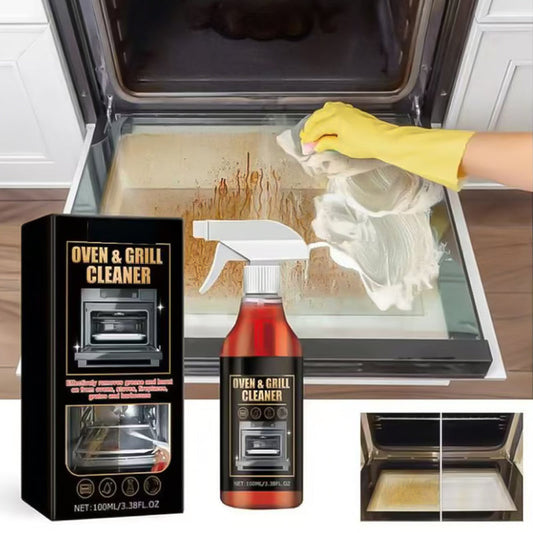 ✨🧼 ACHETEZ-EN 2, OBTENEZ-EN 1 GRATUITEMENT ! 🔥 Nettoyant pour four et barbecue – Dissout les graisses incrustées, neutralise les odeurs et sans frotter ✨