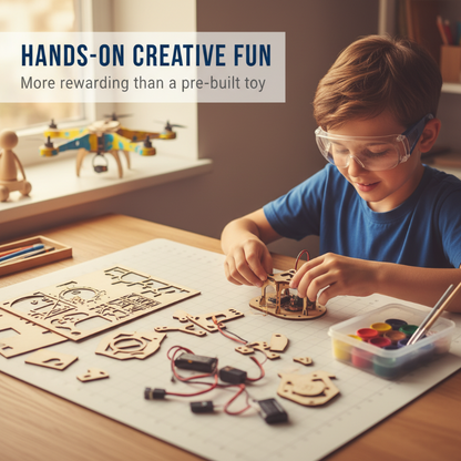 ✈️ 55% DE RÉDUCTION ! Kit de Construction de Drone en Bois DIY pour Enfants – Maintien d’Altitude, Télécommande Stable & Sécurité Renforcée ! 🎁🚁