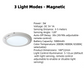 💎55% DE RÉDUCTION! 💎 Plafonnier à Détection de Mouvement –💡Rechargeable, Magnétique & Télécommande Incluse