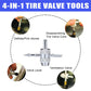 📢📢54% de réduction ! Kit d’outils pour valve de pneu de voiture à changement rapide – Polyvalent & Portable 🔧🚗