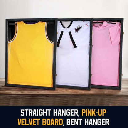 🏆 50 % DE RÉDUCTION EN CE MOMENT ! ✨ Cadre d'exposition en bois pour maillot avec porte magnétique