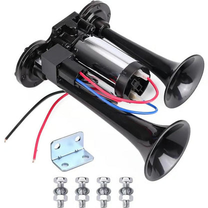 ⏳🔥LIMITED-TIME 58% OFF! ⏰🚨 Train Air Horn 120dB – Fits Trucks, Cars & Boats | 12V/24V, Waterproof & Tool-Free Install 🚛🔊