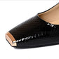 💎Promotion sur les nouveautés 2026 — 52 % de réduction💃👠Escarpins à talons carrés en imprimé serpent pour femme — bout carré, détails métalliques✨