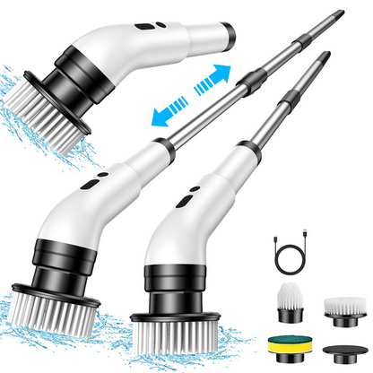 💐55% DE RÉDUCTION ! Brosse Électrique Extensible – Atteint Tous les Recoins sans Effort 🦒✨【Offre Limitée】
