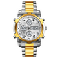 📢📢60% DE RÉDUCTION !! ⏰ Montre Analogique-Numérique Militaire Étanche pour Hommes – 48mm, Multifonction & Bracelet en Acier Inoxydable ! 🕰️💪