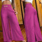 👖 60% DE RÉDUCTION ! ✨ Pantalon Taille Haute à Jambes Larges pour Femme – Avec Ceinture Décorative, Coupe Flatteuse & Style Urbain 🏙️