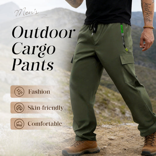 💎 57% DE RÉDUCTION ! 💎 Pantalon Cargo Outdoor pour Homme – Tissu Respirant, Poches Multiples & Confort Tout au Long de la Journée + T-shirt Offert 🎁👖