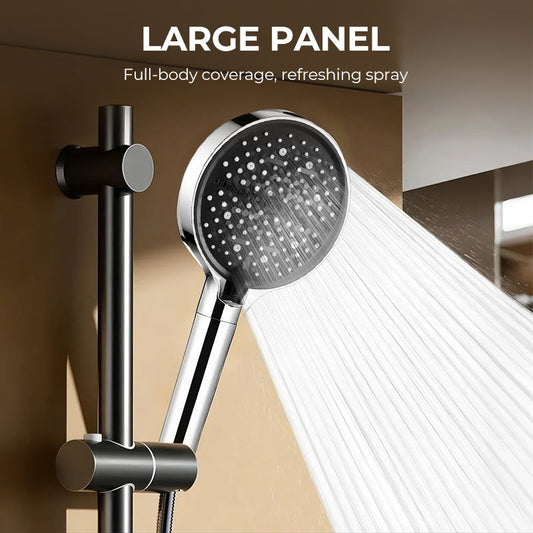🚿 52% DE RÉDUCTION! 💧 Pomme de Douche Haute Pression Réglable – Pivotante 360°, Nettoyage Facile & Compatible Standard ✨