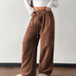 👖💖52 % DE RÉDUCTION ! 💃 Pantalon en velours côtelé pour femme – Coupe ample, tissu doux, idéal pour le quotidien et les loisirs ✨