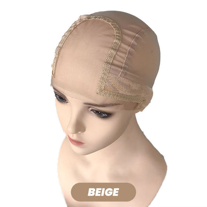 ✨Offre spéciale Nouveautés 2026 – 61 % de réduction ✨🪮 Bonnet pour perruque extensible en tricot en forme de U, 4 x 5 pouces🌸
