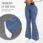 💎 58% DE RÉDUCTION ! 💎 Jean Évasé Taille Haute pour Femme – Denim Stretch, Silhouette Allongée & Confort Absolu 👖💙