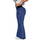 💎 58% DE RÉDUCTION ! 💎 Jean Évasé Taille Haute pour Femme – Denim Stretch, Silhouette Allongée & Confort Absolu 👖💙