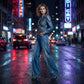 💎 Star de Soirée | Jean Bootcut Pailleté | Look Glamour Instantané 🌟【Promo Éclair】