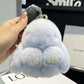 📢 60% DE RÉDUCTION !! ⏰ Pendentif Porte-clés en Lapin Peluche🧸– Ultra-Doux, 8 Couleurs & Design Craquant 🐰