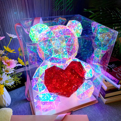 💕Offre spéciale Saint-Valentin - 49 % de réduction🎁 Ours lumineux coloré🧸