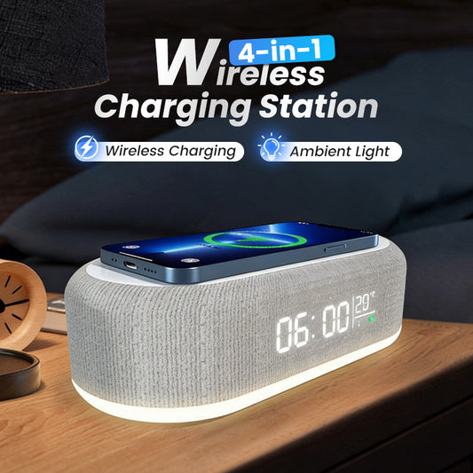 💎🔋 53 % DE RÉDUCTION ! ⌚ Station de recharge sans fil 6-en-1 – Recharge iPhone, Watch, AirPods et plus encore, design compact 📱