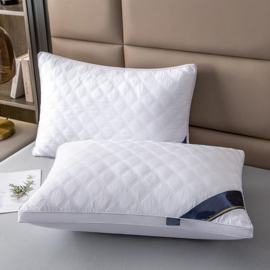 💎 50% DE RÉDUCTION ! 💎 Oreillers Alternatifs au Duvet – Doux, Silencieux & Soutien 3D pour un Sommeil Nuageux (Paire) 🌥️🛏️