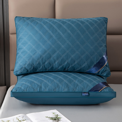 💎 50% DE RÉDUCTION ! 💎 Oreillers Alternatifs au Duvet – Doux, Silencieux & Soutien 3D pour un Sommeil Nuageux (Paire) 🌥️🛏️