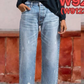 📢📢57 % DE RÉDUCTION !!!⏰Jean droit court rétro pour femme👖