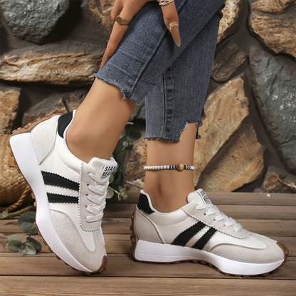 👟 50% DE RÉDUCTION! 🏃‍♀️ Baskets Épaisses Antidérapantes Décontractées pour Femmes – Confort Toute la Journée, Semelle Amortie & Style Polyvalent ✨
