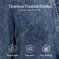 🧥 50 % DE RÉDUCTION !! 🌸 Veste en jean pour femme à volants et devant ouvert – Légère et féminine – Polyvalente et chic 👗