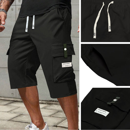 👖 55 % de réduction ! 🔥 Pantalon capri work pour homme à cordon de serrage — Idéal aussi bien pour les activités de plein air que pour un look décontracté au quotidien 🏕️