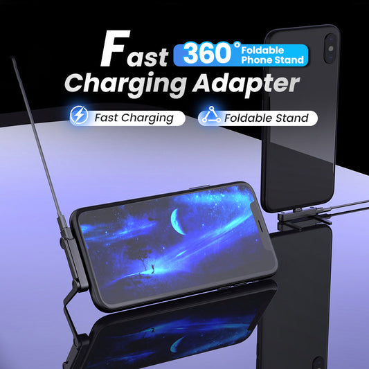 💎 58% DE RÉDUCTION ! 💎 Adaptateur de Charge Rapide 240W avec Support Téléphone Pliable à 360° – Compatible USB-C, Compact & Multifonction 🔌📱