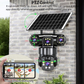 📷 PROMO LIMITÉE 50% DE RÉDUCTION ! 💥 Caméra de Sécurité Extérieure Solaire 9MP Triple Objectif – 360° PTZ, Vision Nocturne Couleur ✨