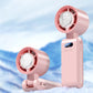 ❄️💨 51 % de réduction sur un ventilateur portable avec refroidisseur à glace⚡🥶 Ventilateur brumisateur personnel pour les sports de plein air, les voyages et la salle de sport | Rechargeable, 3 vitesses, rafraîchissement instantané
