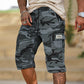 💎 53% DE RÉDUCTION ! 💎 Short Cargo Camouflage pour Homme – Multipoches, Taille Réglable & Tissu Respirant 🌿🩳