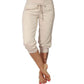 💎 50% DE RÉDUCTION ! 💎 Pantalon de Jogging 3/4 Taille Haute – Coupe Slim, Cordon Ajustable & Poches Pratiques (6 Couleurs, S–3XL) 👖🌸