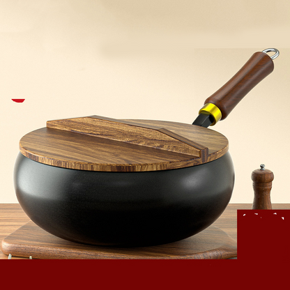 🍳55% DE RÉDUCTION ! Marmite en Fonte Épaisse Non Revêtue – Ultra‑résistante, un ustensile qui dure 🏺💪【Offre Limitée】