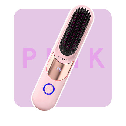 ✨56% DE RÉDUCTION! ✨Peigne lissant ionique anti-brûlure à 3 températures