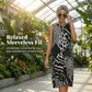 🔥59 % de réduction jusqu'à épuisement des stocks !🎉💃Robe longue sans manches en patchwork à motif léopard