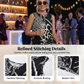 🔥59 % de réduction jusqu'à épuisement des stocks !🎉💃Robe longue sans manches en patchwork à motif léopard