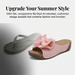 👡 55 % de réduction + livraison gratuite🎀 Sandales Compensées à Bout Ouvert & Nœud Papillon pour Femmes – Élégantes, Confortables & Parfaites pour l'Été ☀️