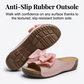 👡 55 % de réduction + livraison gratuite🎀 Sandales Compensées à Bout Ouvert & Nœud Papillon pour Femmes – Élégantes, Confortables & Parfaites pour l'Été ☀️