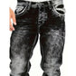 👖 60% DE RÉDUCTION! 🔥 Jean en Denim Extensible Créatif pour Hommes – Style Minimaliste, Coupe Moderne & Parfait pour l'Été 💙