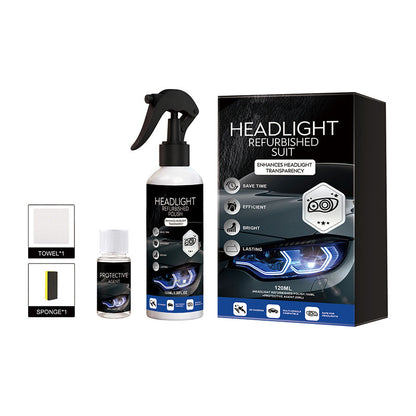 ✨ LIMITÉE 55% DE RÉDUCTION ! 💡 Kit Pro de Restauration de Phares – Efface Jaunissement & Protection UV Durable 🚗
