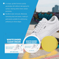 ⏳Prix spécial à durée limitée : 8,99 €!!🧼Crème nettoyante sans rinçage pour chaussures et cuir - Détachant avec éponge