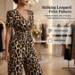 👗 50 % DE RÉDUCTION ! 🐆 Combinaison à imprimé léopard, encolure en V et jambes larges – Élégante, ajustée et parfaite pour un look tendance 🌸